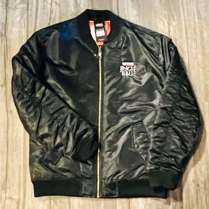 IHeart Radio Jingle Ball Puffy Jacket Large NWT Black